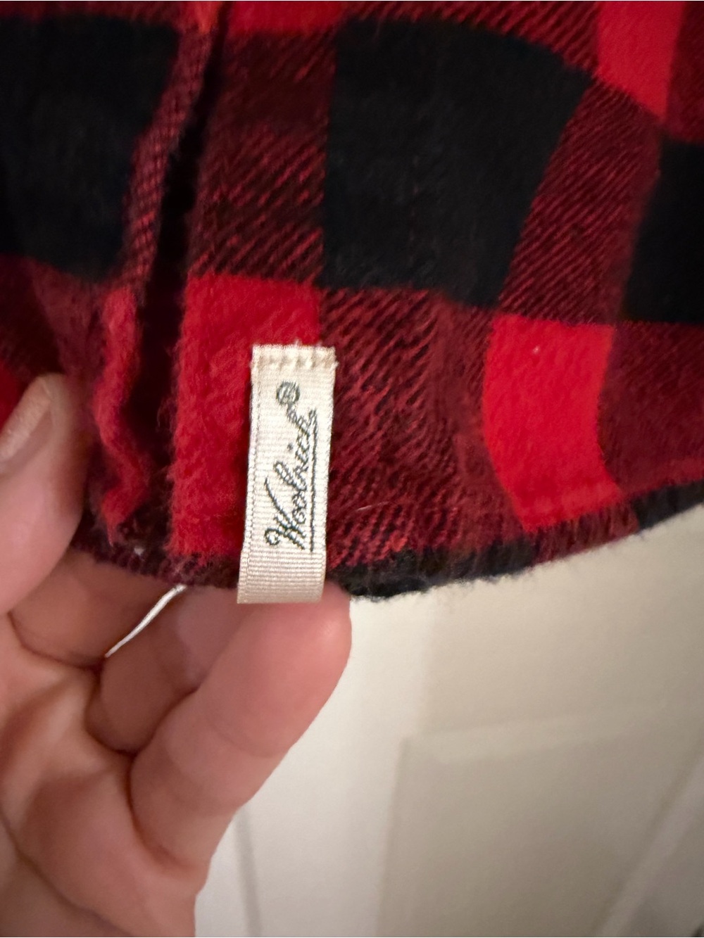 Woolrich flannel buffalo plaid button down 100% cotton long sleeve shirt XXL - Picture 5 of 8